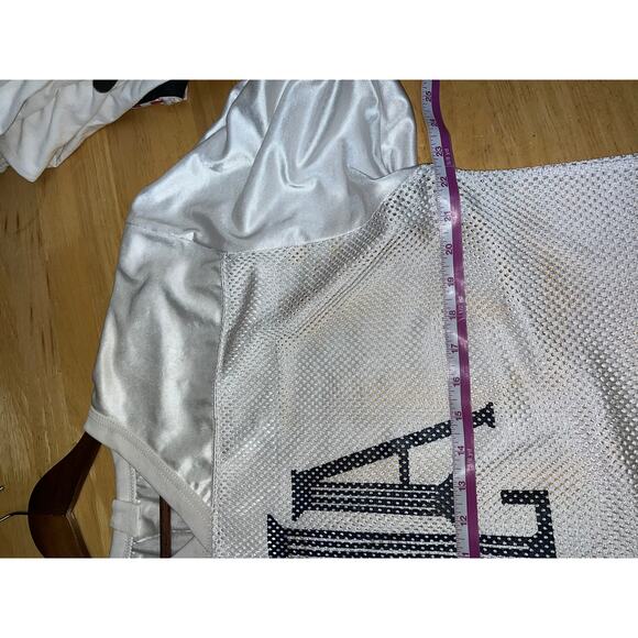 Vintage White Football Practice Jesrey Buddys All Star ALA Mesh Top Large - Picture 8 of 9